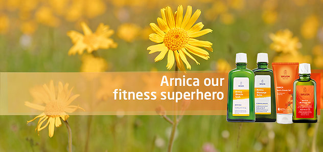 Weleda Wellbeing. Arnica banner